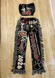 Custom Tapestry Pants & Strapless Top Set