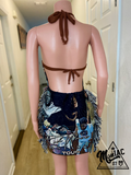 Custom Tapestry Backless Dress