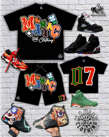 Maniac "7th Anniversary" HBCU Varsity Graphic Short Set
