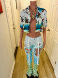“Wavy Baby” Women’s Jean Set