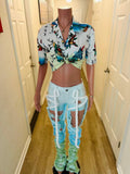 “Wavy Baby” Women’s Jean Set